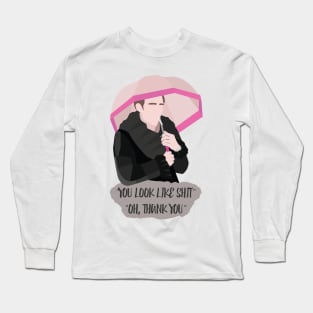 Klaus Hargreeves "You look like shit" Long Sleeve T-Shirt